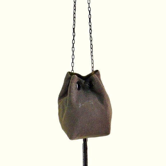 Whiting & Davis Handbags - Whiting & Davis - Tassel Mesh Bucket Bag